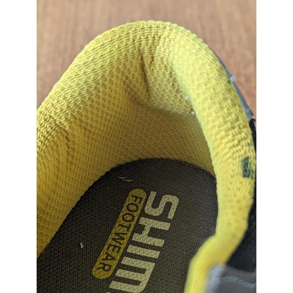 7 Womens EUC Vtg 2002 Shimano SH-M038 Cycling Shoes Grey Yellow MTB Bike 2 Bolt - Picture 11 of 12